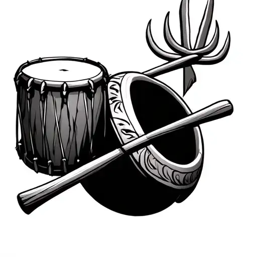 Drum Sticks Viking Warrior