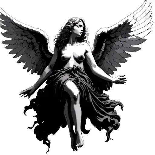 Depression Angel Falling