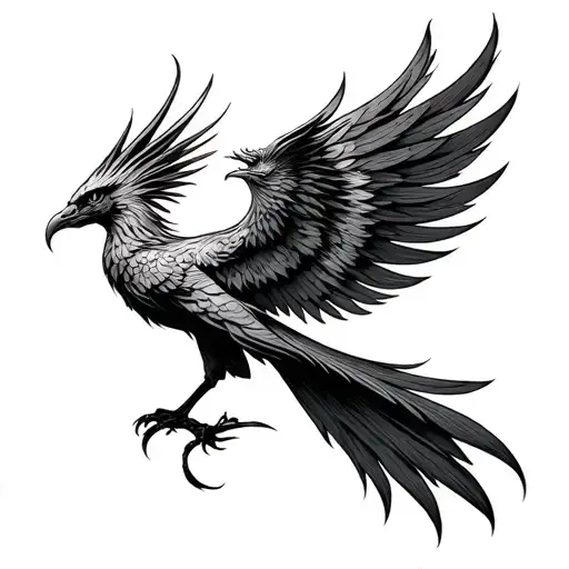 Forearm Phoenix Rising Phoenix Bird