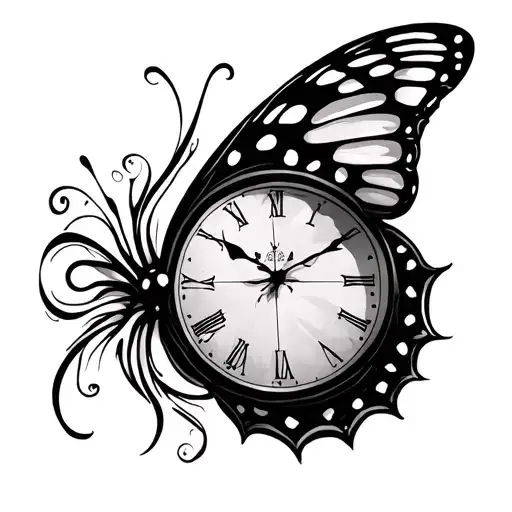 Butterfly Clock