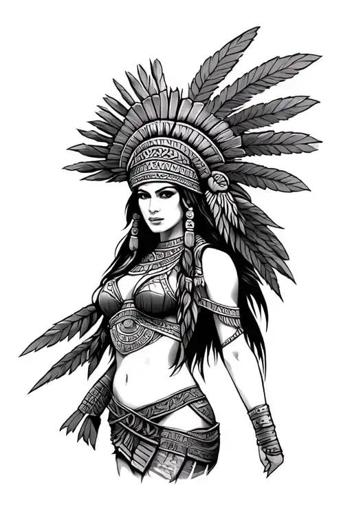 Aztecs Lady Warrior Sexy