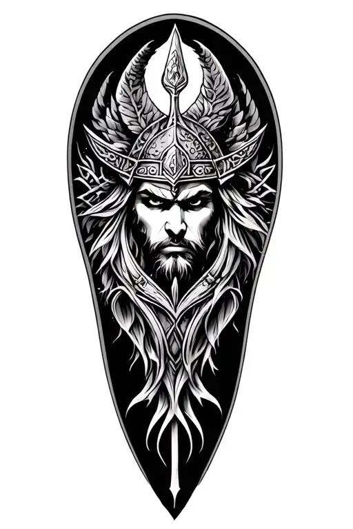 Filler Norse Mythology Leg Sleeve The Theme