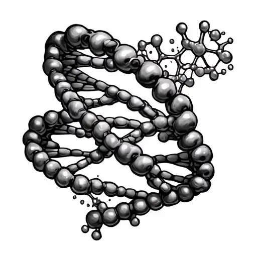 Serotonin And Dna Strand