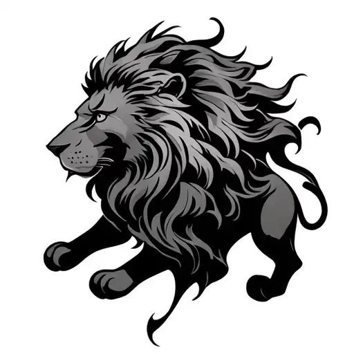 Symbolic Balance Lion