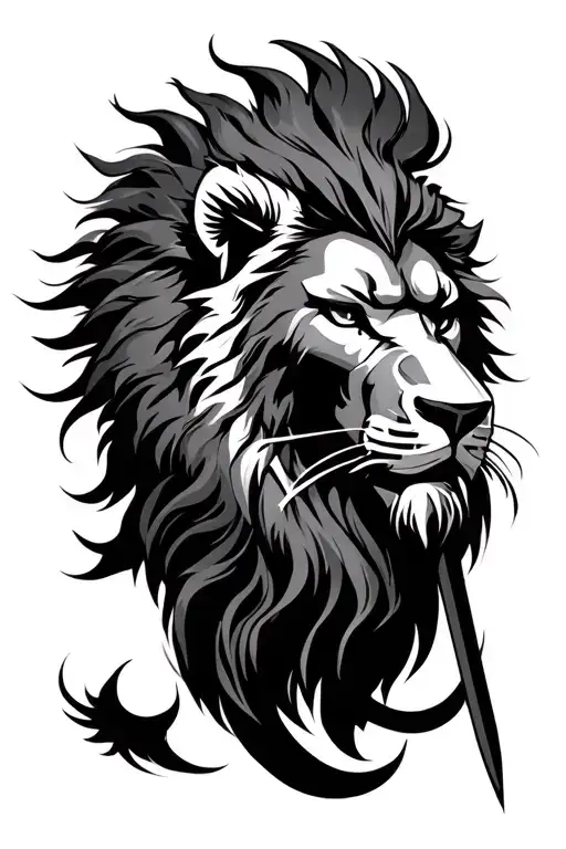 Lion Spartan Samurai