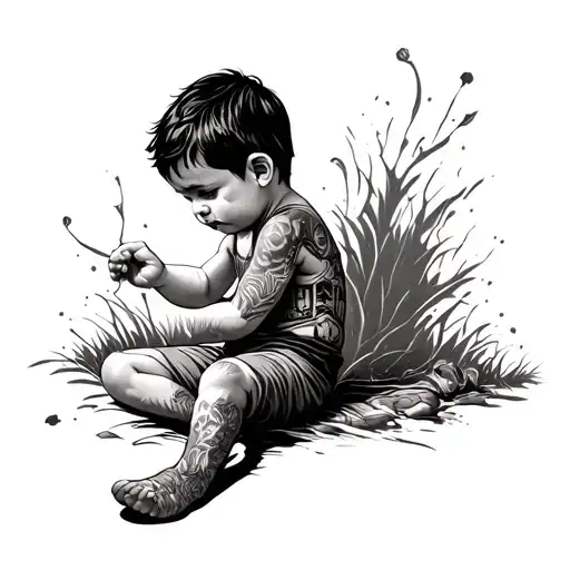 Bdsm Tattooed Little Boy