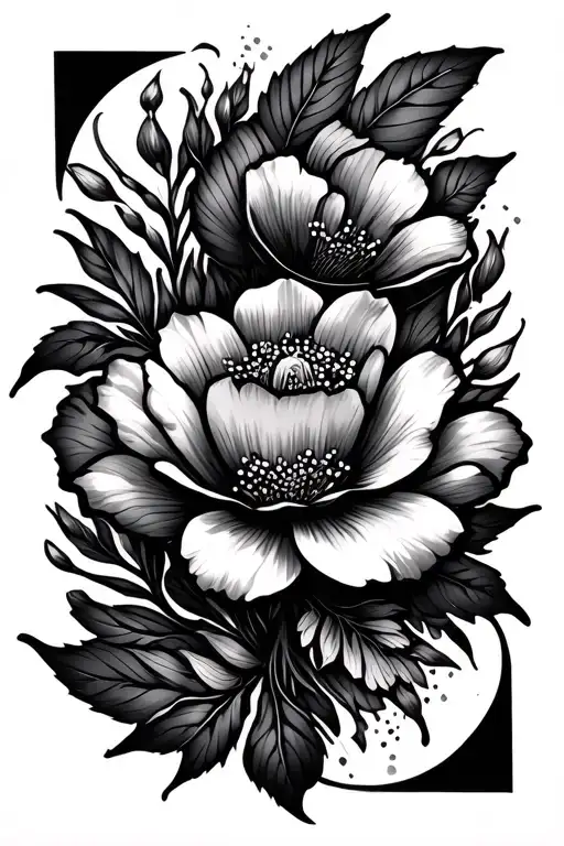 Floral With Nature Elements