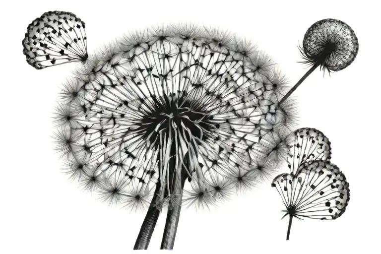 Dandelion Blowing