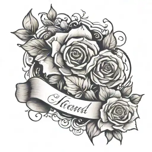 Memorial Tattoo For Friend Containing A Handwritten Note