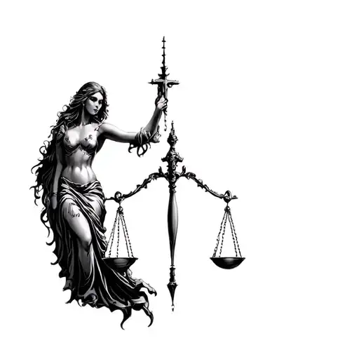 Gothic Lady Justice