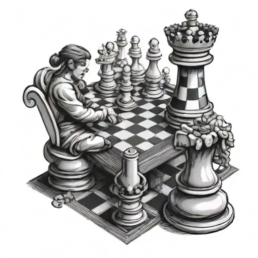 Brazilian Jiu-jitsu On A Chess Board