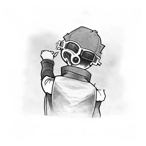 A Gangsta Kid And Behind Of Him A City With Skylines