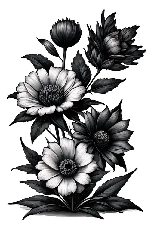 November And January Birth Flowers Kids Weston And Avery