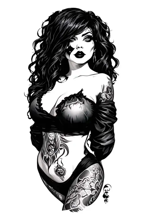 Chubby Slutty Goth Girl