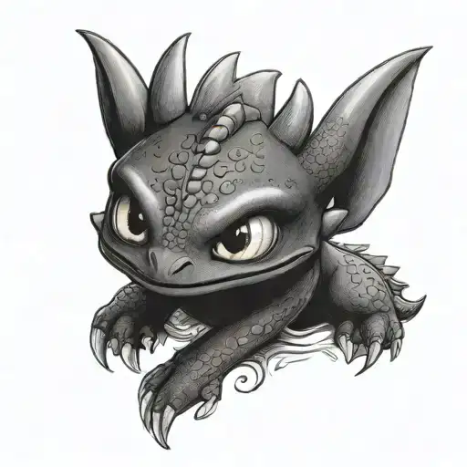 Toothless From How To Train Your Dragon