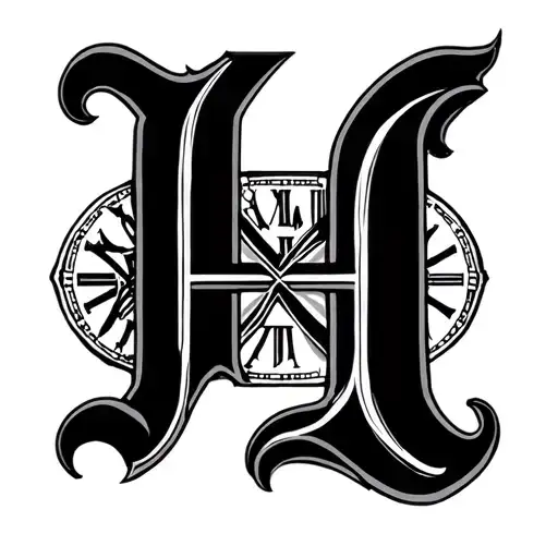 Letter L Letter H Roman Numerals
