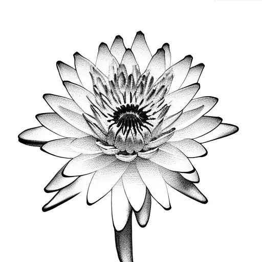 Water Lilly With Daisy