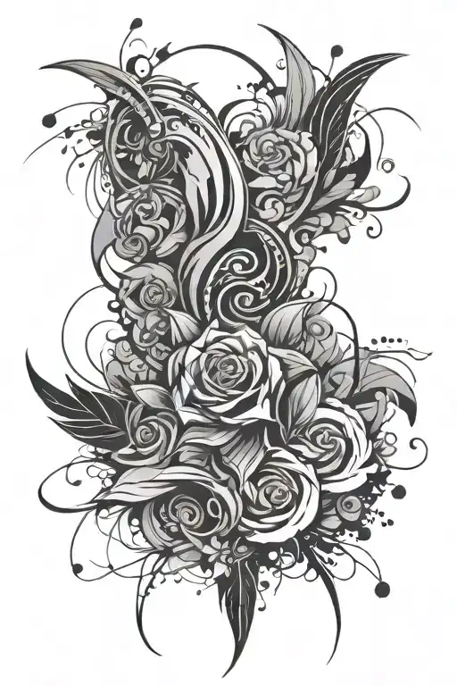 Abstract Tattoo Design