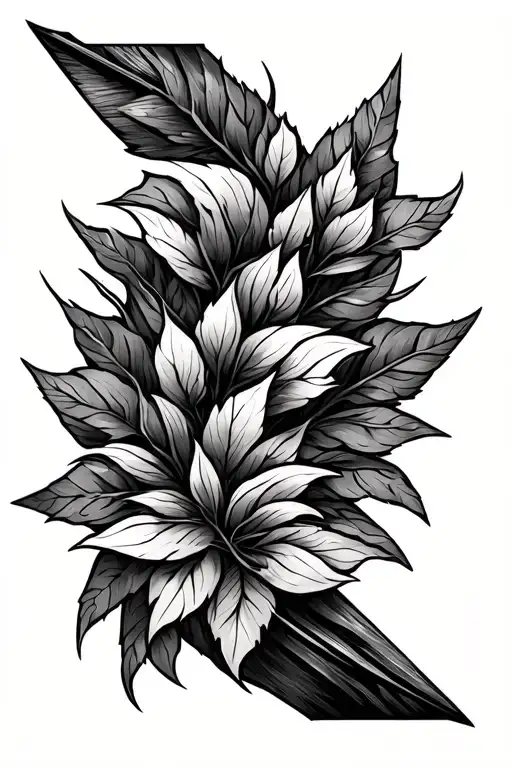 Arrow With Nature Inspired