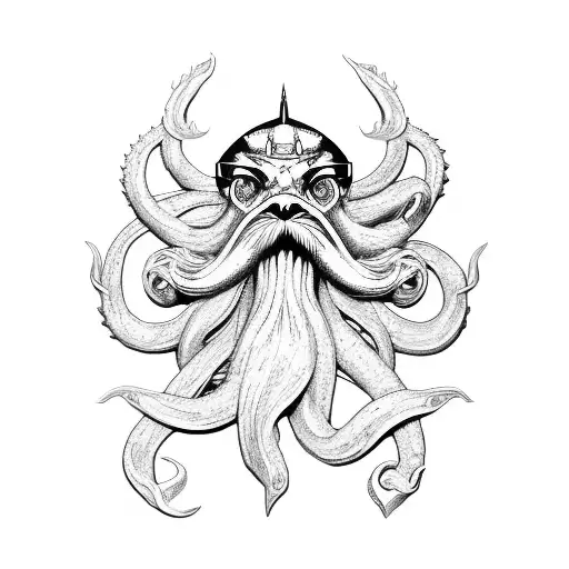 Poseidon Beard Kraken