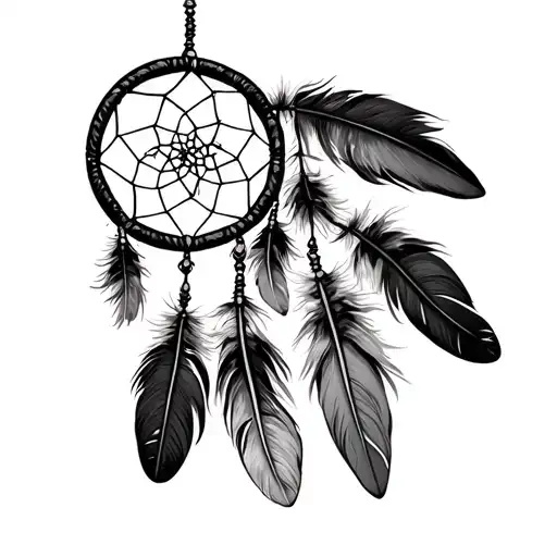 Feather Dreamcatcher Merging