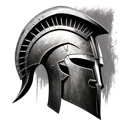 Spartan Helmet Micro Realism Style