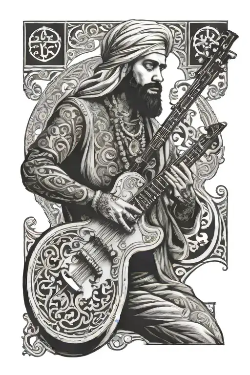 Arabic Musician And Antique Collector