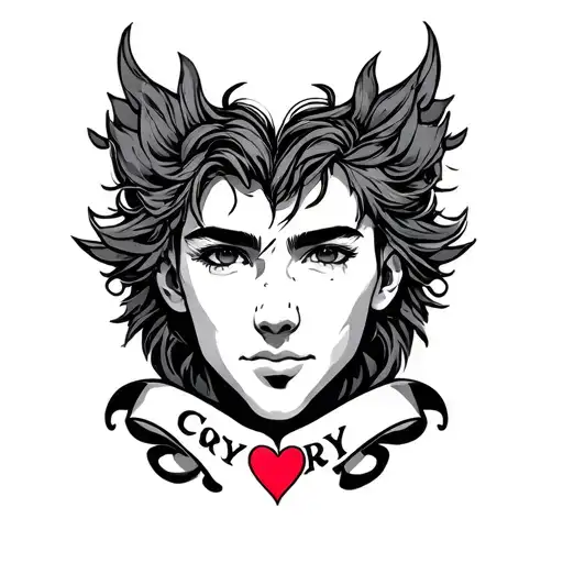 The Name Cory With A Little Heart