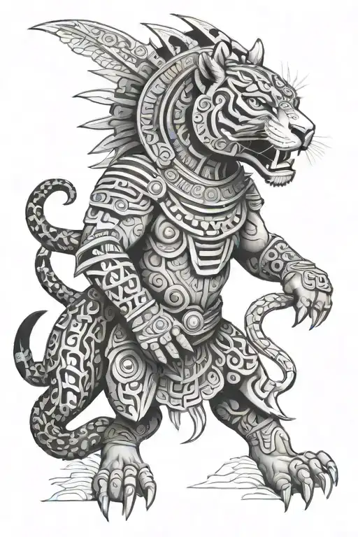 Aztec Jaguar Warrior