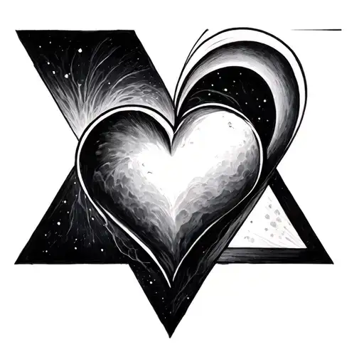 Triangle Heart Renewal Love