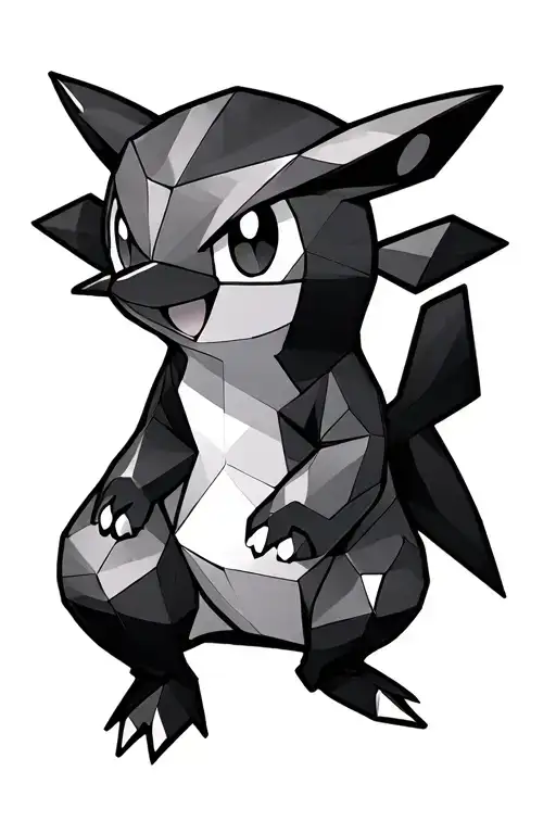 Line Work Geometric Pokemon