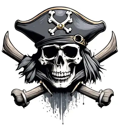 Carte Pirate Skull