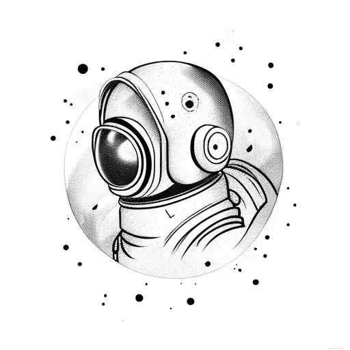 Astronaut Lost In Space Dying