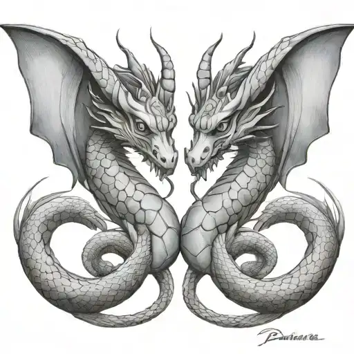 Two-headed Dragon Siamese Brother