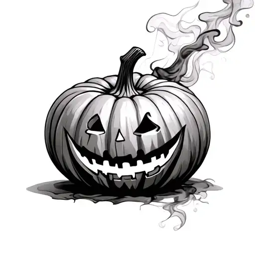 Pumpkin With Smoke
