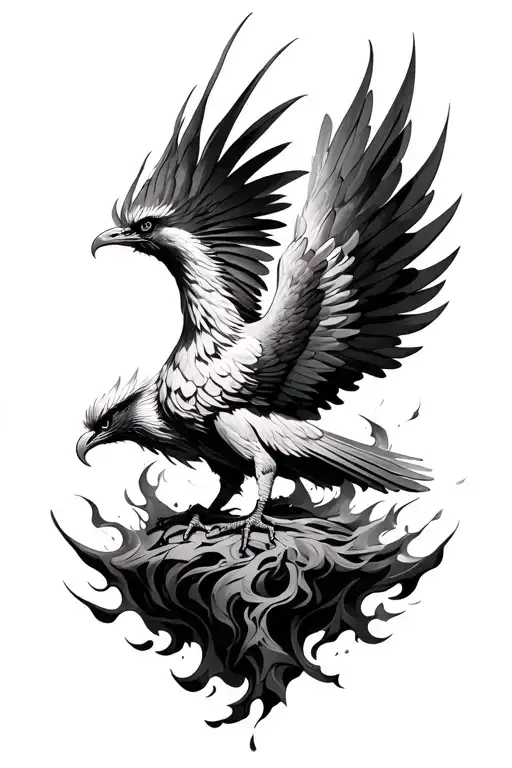 Phoenix Which Is Reborn From Its Ashes