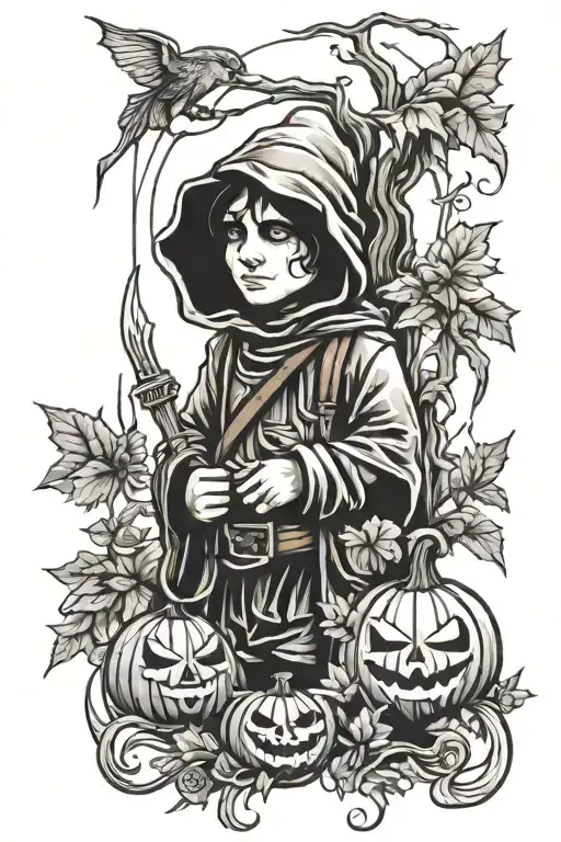 Jack Skelligton And Pumpkin