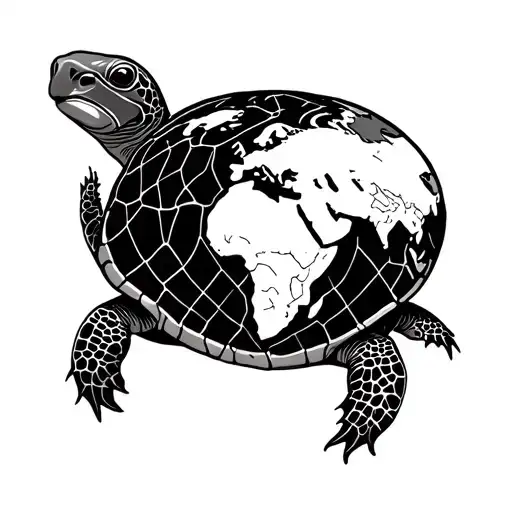 Turtle With The World As Its Shell