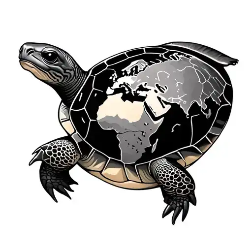 Turtle With The World As Its Shell