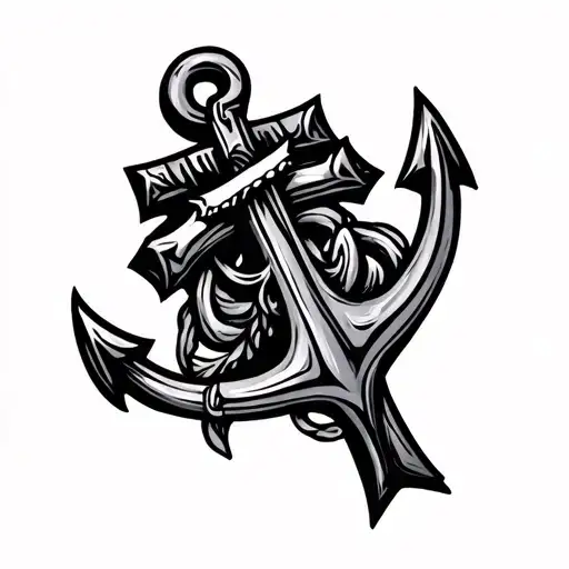 Anchor And Cross