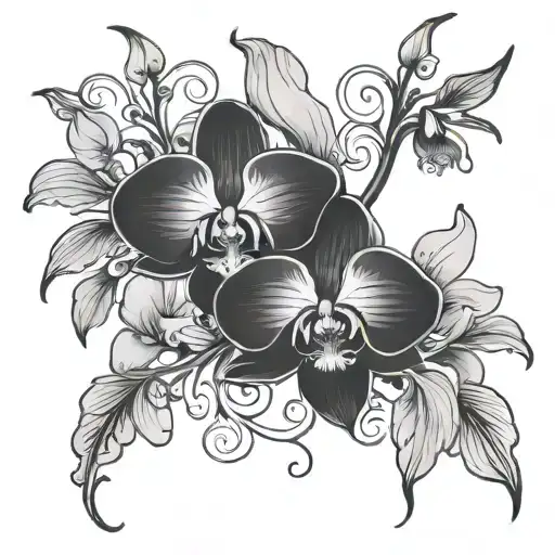 Orchid And Vine Wrapping