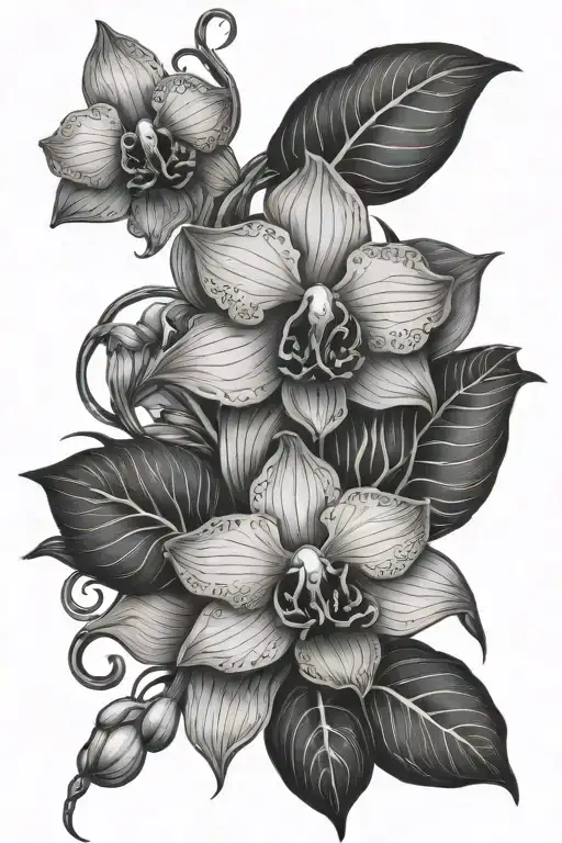 Orchid And Vines Wrapping