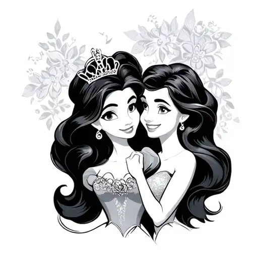 Disney Princess As Can't See Can't Hear See Speak