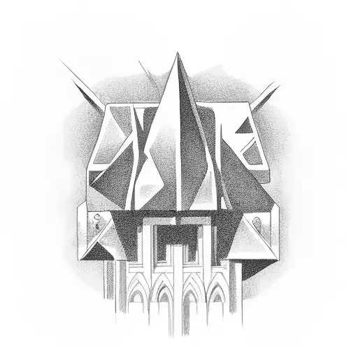 Lightning And Greece Architecture