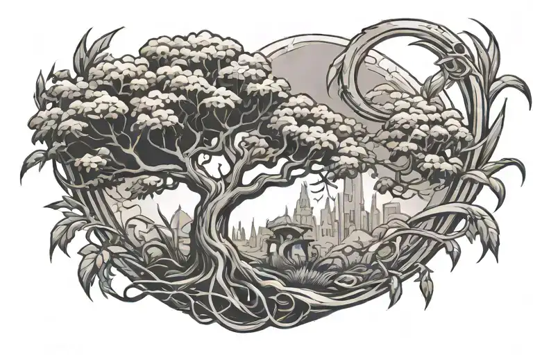 Scythe Cutting Money Tree