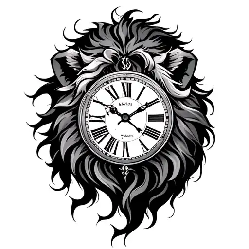 Lion Clock