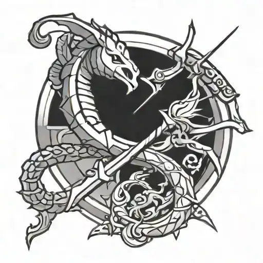 Sagittarius And Scorpio Zodiac Symbol Incorporated