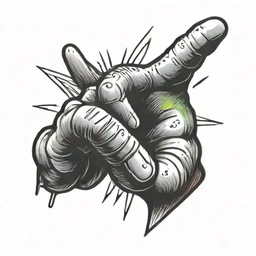 Rainbow On Top Of Raising Hands Emoji