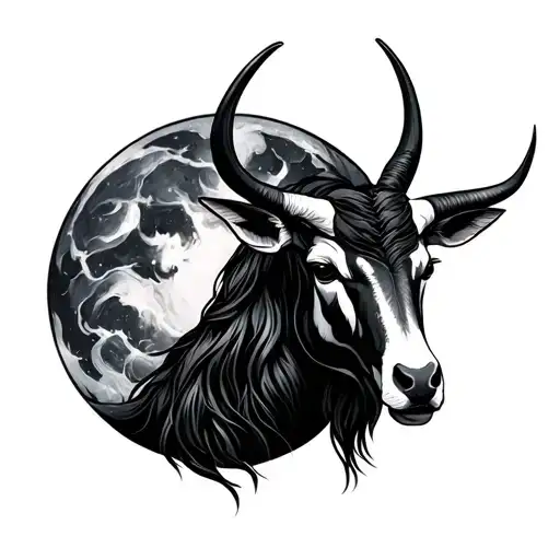 Aquarius And Taurus Simple Outline