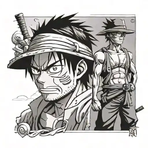 Monkey D Luffy And Zoro One Piece